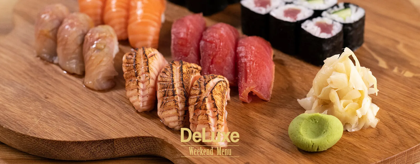 Kuva reseptistä Weekend Menu viikko 08/2021 - Valtteri Willberg: Sashimi, Sushi, Tamagopancake, mustikkahilloke ja vaahterasiirappia